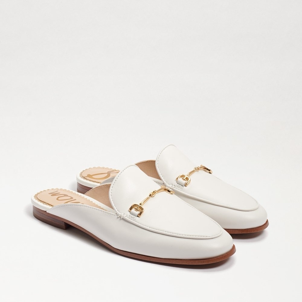 Sam Edelman Linnie Bit Mule in Bright White Leather